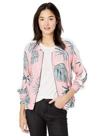 BB Dakota Palm Before A Storm Bomber Jacket  at Amazon